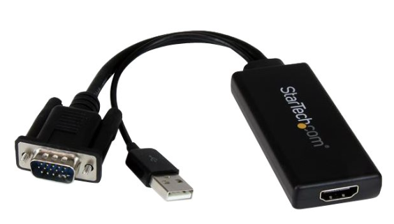 StarTech.com Adaptador-Conversor VGA A HDMI Con Audio USB Y ...