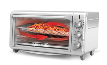 Black &amp; Decker Horno con Freidora de Aire 8 rebanadas
