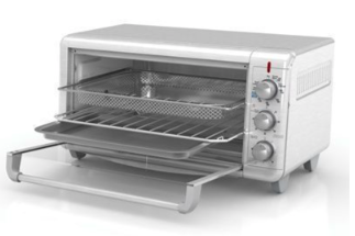 Black &amp; Decker Horno con Freidora de Aire 8 rebanadas