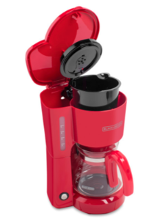 Black &amp; Decker cafetera 5 tazas rojo