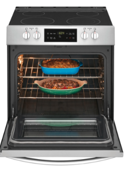 Frigidaire cocina eléctrica 30 vitro-cerámica 4 quemadores control frontal