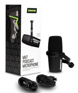 Micrófono para Podcast negro - SHURE