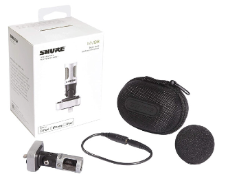 MICRÓFONO INTERFASE PARA GRABACIÓN MOTIV MV88 - SHURE