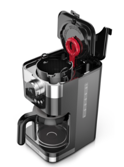 Black &amp; Decker cafetera 12 tazas inoxidable digital