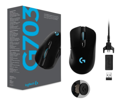 Logitech mouse lightspeed Hero 16K negro