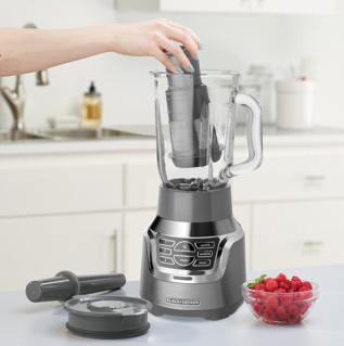 Black &amp; Decker licuadora 10 velocidades jarra vidrio