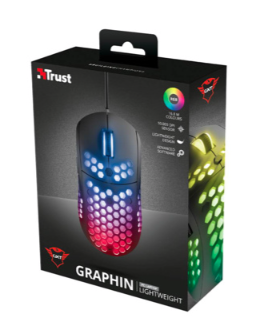 Trust mouse ultraligero gaming gxt - usb-negro