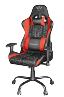 Trust silla gaming gxt 708r resto rojo