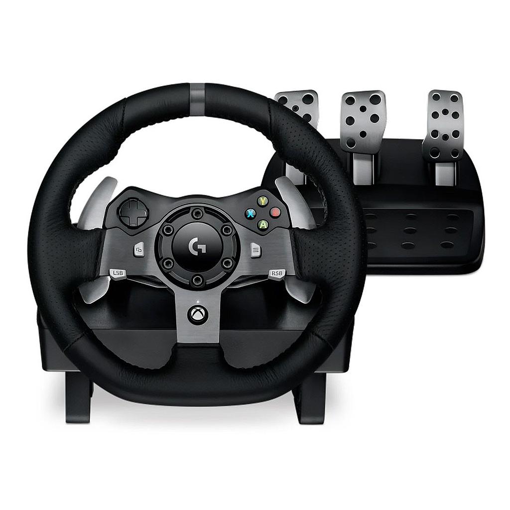 Juego de volante y pedales cableado - Logitech G920 Driving Force