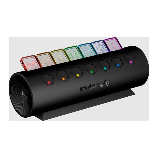 CONTROLADOR HUB 7 PUERTOS USB,TECLADO,MOUSE,WEBCAM,DISPOSITIVO DE CARGA 7-RGB-US-F-BK SPUH-HC71257.11