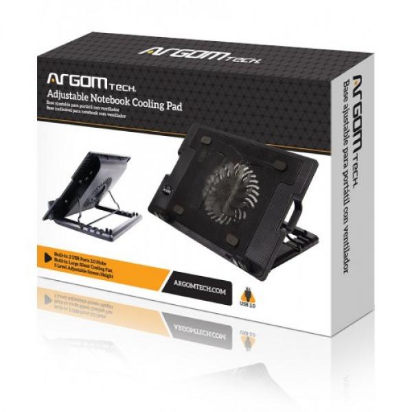 BASE ENFRIADORA ARGOM NOTEBOOK NEGRO ARG CF-1594