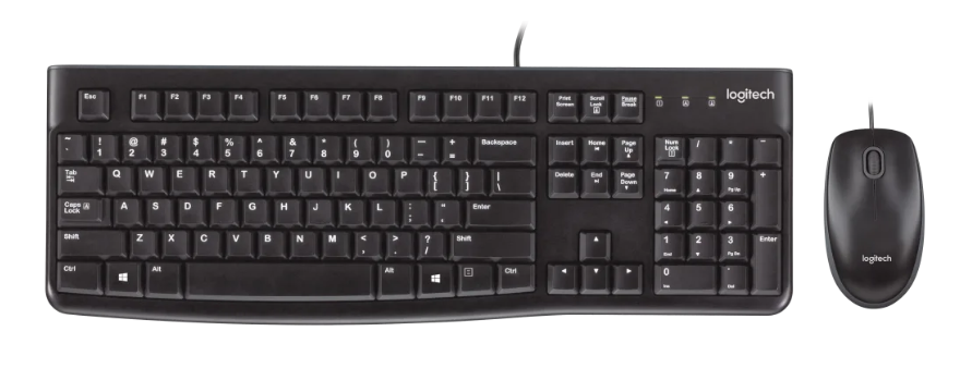 Logitech Kit teclado y mouse USB (español)