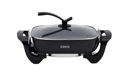CHIQ sartén eléctrico 15 pulgadas negro