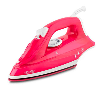 Black &amp; Decker plancha de ropa vapor anti-adherente