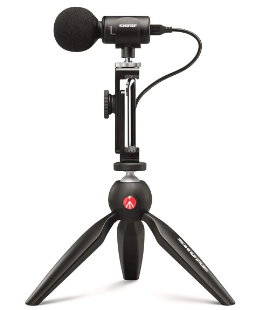 SHURE- KIT de grabación para móviles MOTIV MV88+