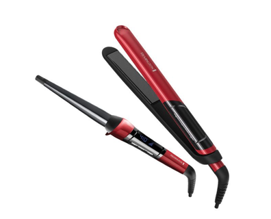 Remington combo de alisadora + rizador terapia silk