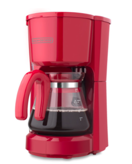 Black &amp; Decker cafetera 5 tazas rojo