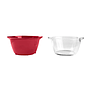 Black & Decker batidora de pedestal roja 250w con tazón