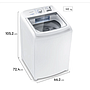 Frigidaire lavadora carga superior 20kg blanca