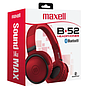 Maxell audífonos full size headphone rojo