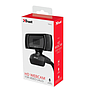 Trust cámara web video hd 720 p trino usb negro