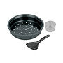 Black & Decker olla arrocera 20 tz cocidas acero inoxidable