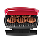 George Foreman parrilla tipo grill 5 porciones-roja