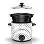 Black & Decker olla de cocción lenta 4l blanca-negro
