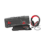 Trust combo gaming 4-in-1 ES negro