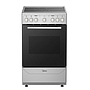Midea cocina eléctrica 20" vitro-cerámica acero inoxidable