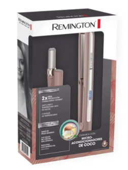 Remington alisador terapia de coco + removedor vello facial