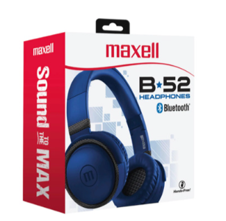 Maxell audífono full size headphone azul