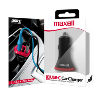 Maxwell cargador para carro USB 3 puertos