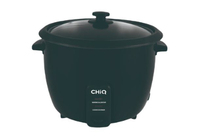 CHIQ olla arrocera 1.8lt 10 tazas negra