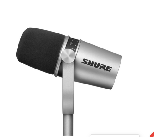 SHURE - Micrófono unidireccional plata