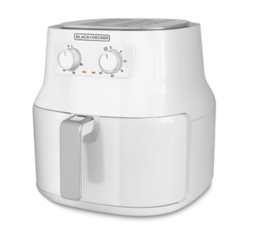 Black &amp; Decker Freidora de Aire 3.5 litros - blanca